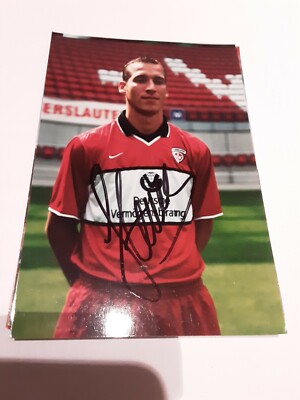 Signiertes Foto Jeff Strasser 1.FC Kaiserslautern NEU 
