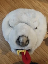 Vintage Animal Fair Wolf Head Plush Stuffed Animal 7007C