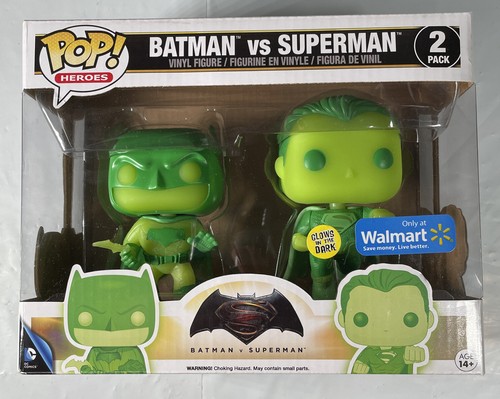 Funko Batman vs Superman glow in the 