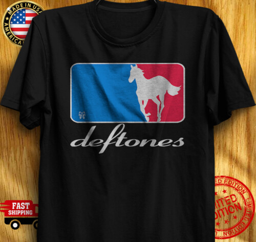 T shirt Deftones Sport logo bianco pony