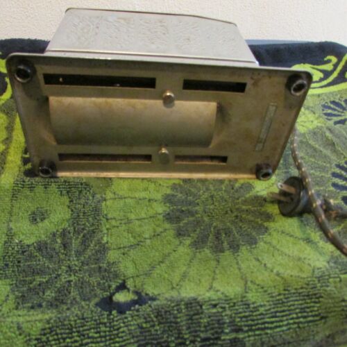 Working Vintage, Art Deco Waters Genter Stainless Steel Chrome One Slice Toaster - Picture 4 of 4