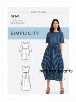 Simplicity 9140 Misses' Pullover Kleid NäHen Muster 3 Stile GrößEn Xxs - Xxl