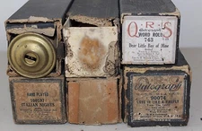 Lot of 6 Vintage Piano Rolls QRS #S97