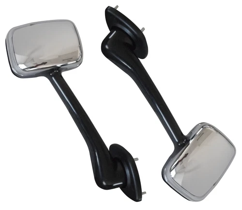 QSC Truck Chrome Hood Mirror Set (L & R) for Freightliner Cascadia  08-16