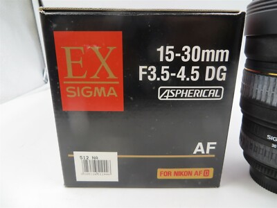 Sigma 15-30mm f/3.5-4.5 EX Aspherical DG DF AF Lens for Sigma 15-30mm f/3.5-4.5 EX Aspherical DG DF AF Lens for