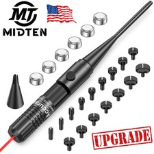 Professional Laser Bore Sighter Boresighter Sight Fits .17 to 12GA Caliber Rifle