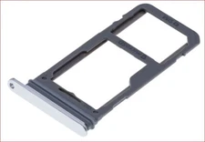 Dual Sim Card Tray Compatible For Samsung Galaxy S8 / S8 Plus (Gray)