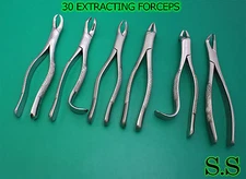 25 NEW EXTRACTING FORCEPS EXTRACTION DENTAL INSTRUMENTS