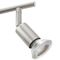 Arebos Led 6W Retro Decken Strahler Lampe Flur Leuchte Chrom 2-Flg. Spot