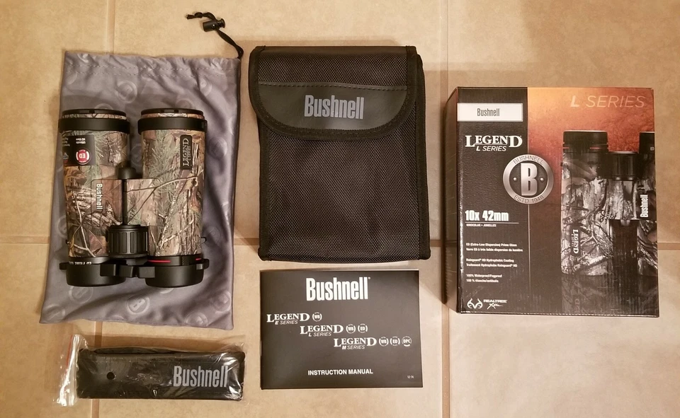 Binoculares Bushnell Legend Serie L 10x42 - ED Prime Glass camuflaje nuevos SOLO RECOGIDA Foto 3 de 4