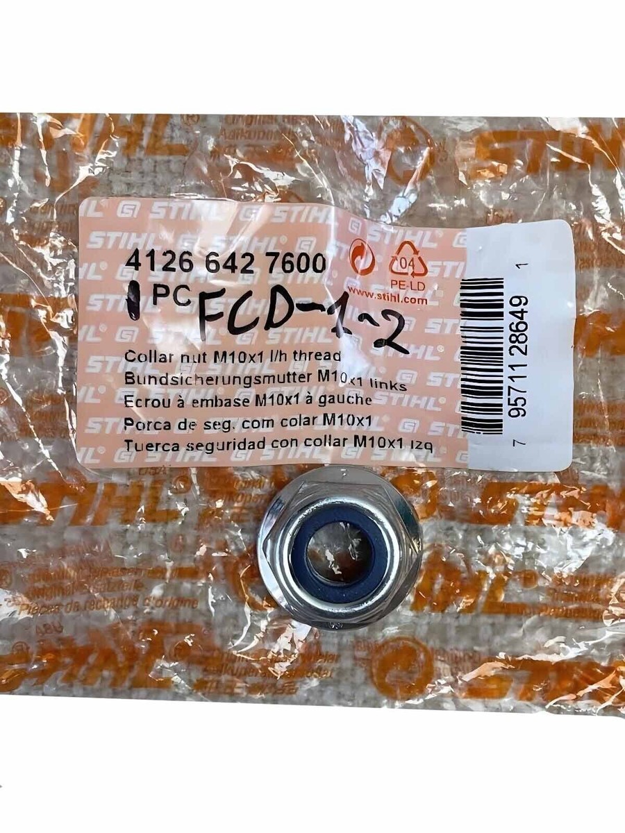 Genuine OEM Stihl 4126 642 7600 Collar Nut FS36, FS44 FS55 FS56