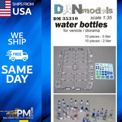 Dan Models 35310 Water Bottles for Vehicle/Diorama Scale 20 pieces 1/35