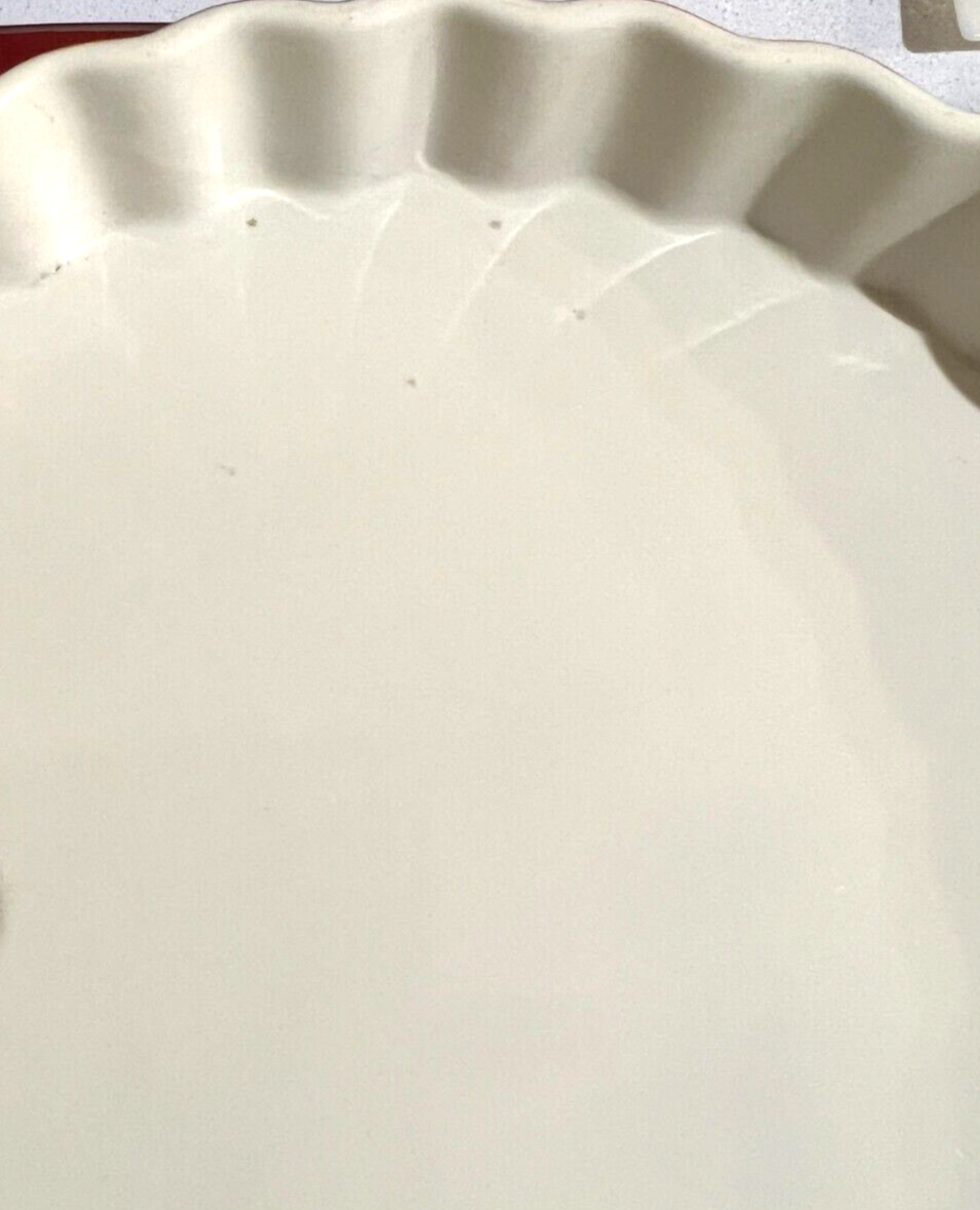 Ceramic Glazed Fluted Flan Tart Quiche Pie Baking Dish RETRO ORANGE Dunnes Home eBay