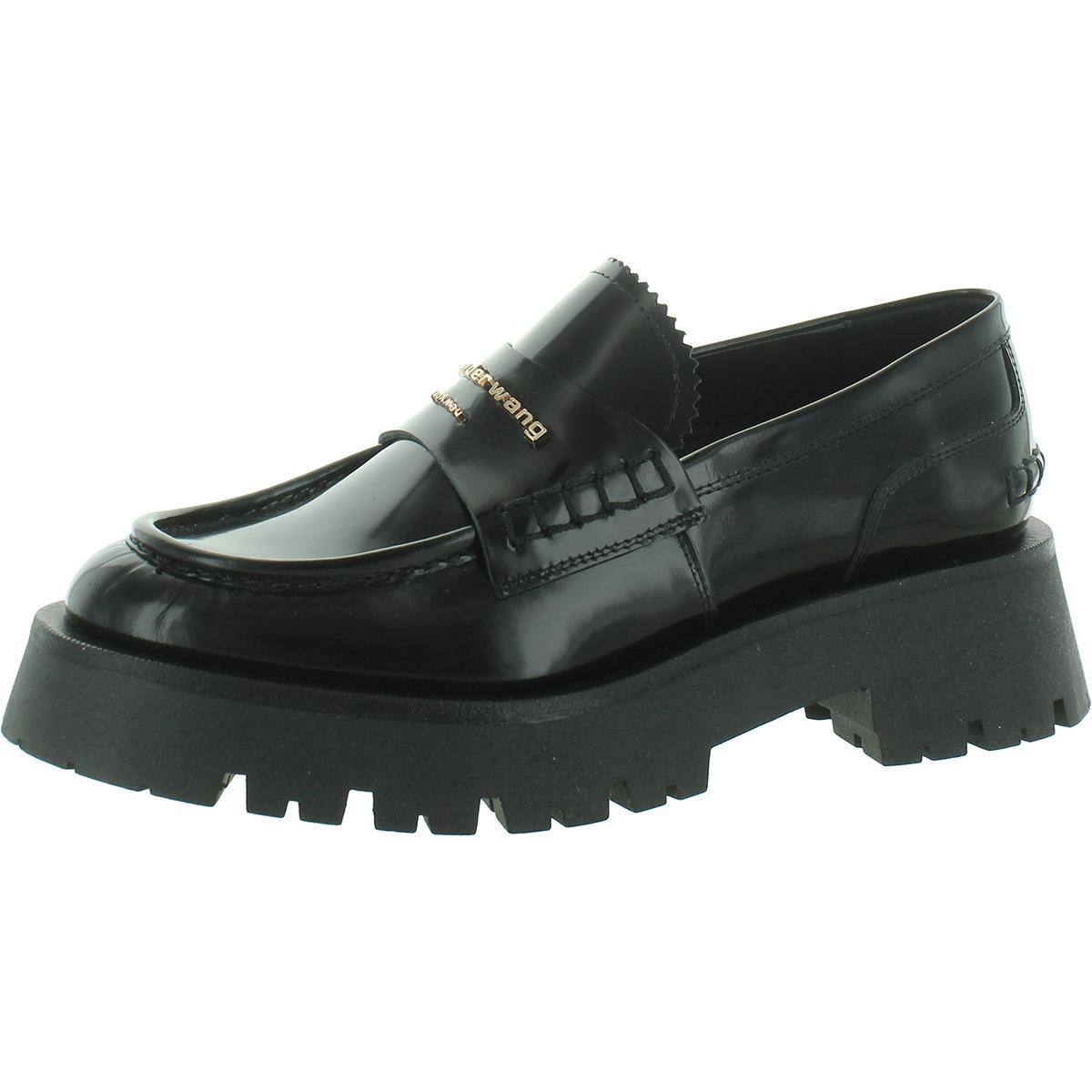 Женские мокасины Carter Lug Loafer от Alexander Wang черные мокасины среднего размера 365 BM 3897 51590₽