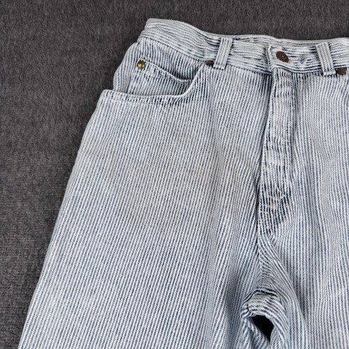 Vintage Levis 900 Series Jeans Women's 11 Blue High Rise Mom Pinstripe USA 80s - Picture 2 of 11