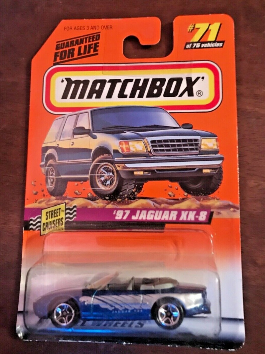 Matchbox '98 Jaguar XK-8 #071 MBX '98 Street Cruisers Blue VHTF