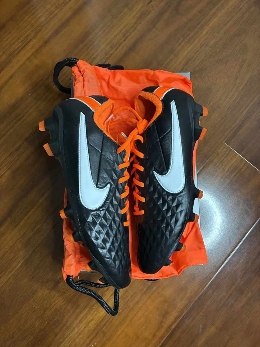 Nike Tiempo Legend 8 Elite FG Black Total Orange - огромный выбор