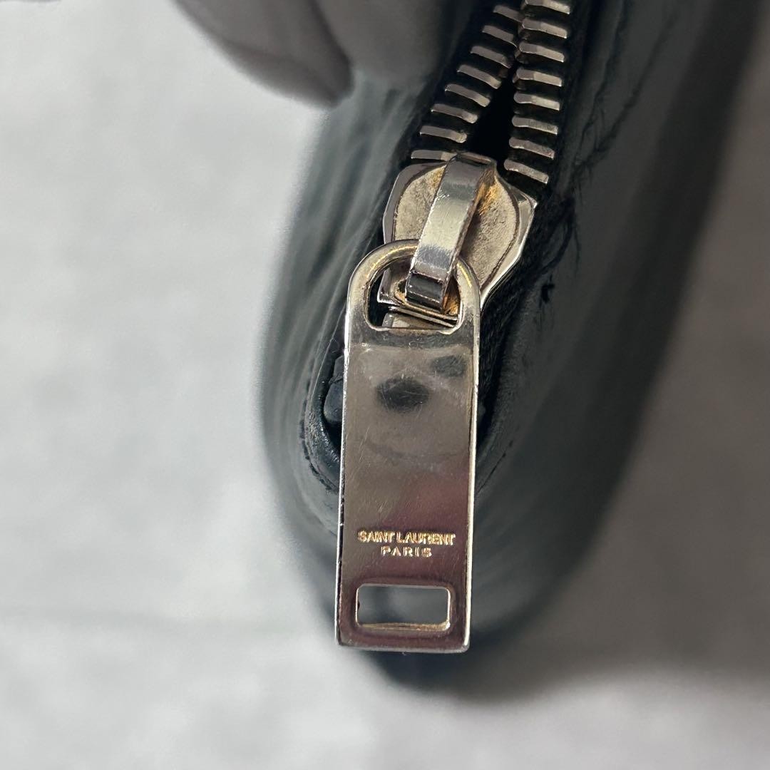 Pochette Saint Laurent Matelasse in pelle di altissima qualità nera