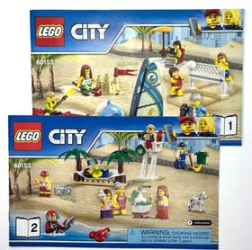 Fun at the Beach - People Pack Lego City 60153 with instructions