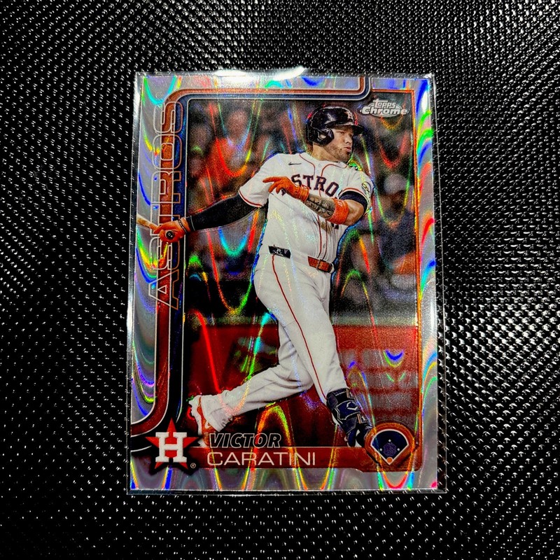 2025 Topps Chrome Update #USC57 Victor Caratini RayWave Refractor