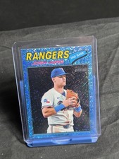 2026 Topps Heritage - Josh Jung #191 Chrome Light Blue Sparkle Refractor