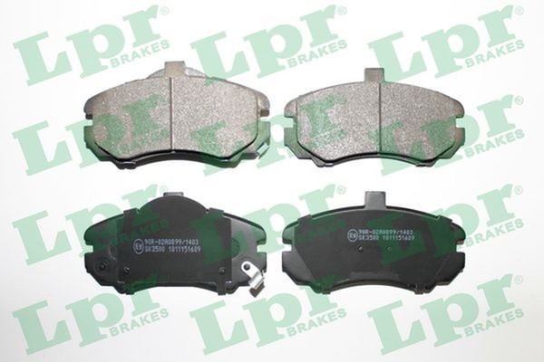 Bremsbelagsatz Scheibenbremse LPR 05P1609 FüR Hyundai Elantra XD 3 Crdi-image