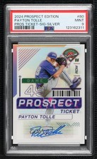 2024 Prospect Edition Silver Prizm Signatures Payton Tolle PSA 9 MINT Auto g1w
