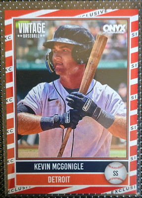 2026 Onyx Vintage Baseball Kevin McGonigle Detroit /50 OV-KEMC