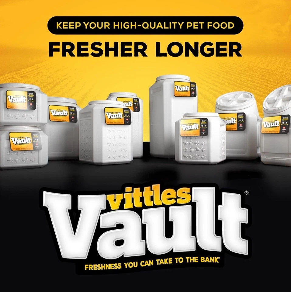 Contenedor de almacenamiento de alimentos para mascotas de plástico sellado Gamma2 Vittles Vault Outback, 80 lb. Foto 3 de 4