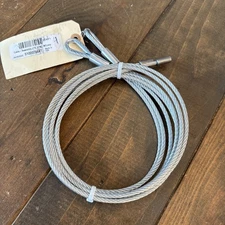 Wacker Neuson #5100026647 Cable Assembly with loop 3/16 in. New pack of 2.