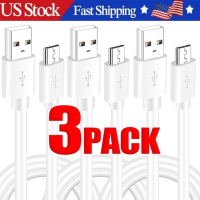 Long Micro USB Cable, 1M 2M High Speed Data Sync Fast Charger Charging Lead