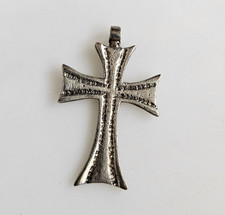 Ethiopian Coptic Cross pendant, hand crafted jewelry, cross charm