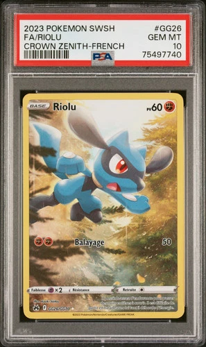 Pokemon Card Riolu GG26/GG70 EB12.5 Supreme Zenith PSA 10 GEM MINT ??