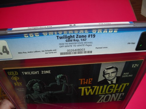 Twilight Zone #18 & #19 beide CGC 9.4 Datei Kopie 1967! Goldschlüssel NM hochwertig K668 - Bild 7 von 12