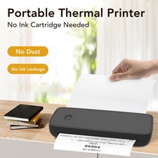 Bluetooth Thermal Printer A4 A5 Paper Inkless Printer Wireless Portable Printing