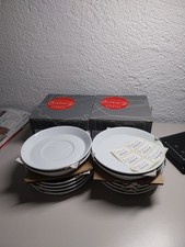 12x Arzberg Tric Kaffee - Untertasse - Weiss