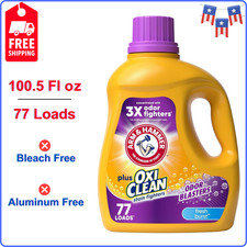 ARM & HAMMER Plus OxiClean Odor Blasters Liquid Laundry Detergent, 100.5 Fl oz 0.13 per gallon
