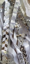 Texas Homecoming Mum 2022 Senior White Silver Large Custom Mum