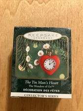 Hallmark Christmas Ornament Tin Man's Heart The Wonders Of Oz 1999