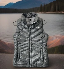 🔥 The North Face • Women’s Puffer Vest Jacket TNF Black 550 Down Fill Size S