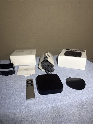 Apple TV 3rd Gen Generation Model A1427 w/ Remote & Power Cord HD Media Streamer