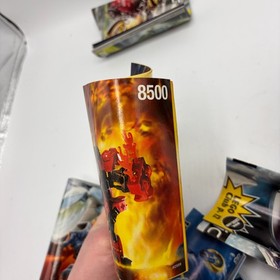 4 x Lego Bionicle Canister Lot + 5 manuals & posters - EMPTY no parts, Throwbots