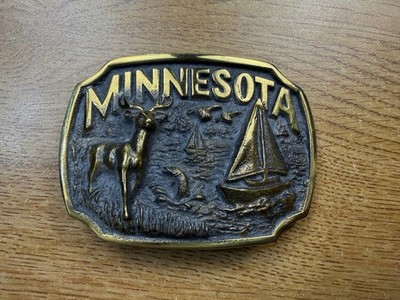 Heritage Mint Minnesota Belt Buckle (1980)