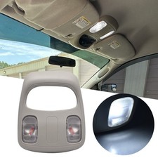 For 02-10 Dodge Ram 1500 2500 3500 White Led Dome Reading Light Overhead Console