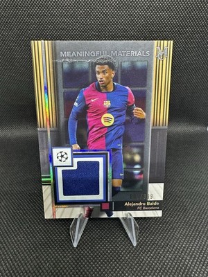 2024-25 Topps Museum Alejandro Bald Material Relic Patch 001/399 Barcelona