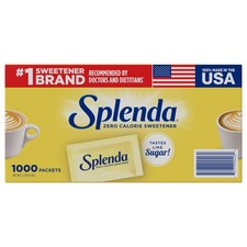 Paquetes de edulcorantes Splenda Zero Calorie, 1000 unidades