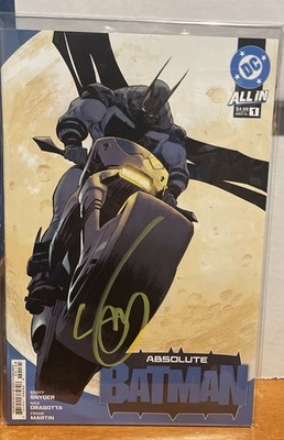 Absolute Batman#1_3rd Print, Signed by Snyder w/COA. NM (TV Series Announced)