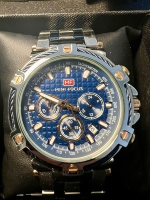 MINI FOCUS Men's Chronograph Dress Watch