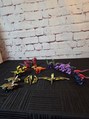 Lot of 14 Jurassic Dinosaur Building Blocks  W/Some Parts