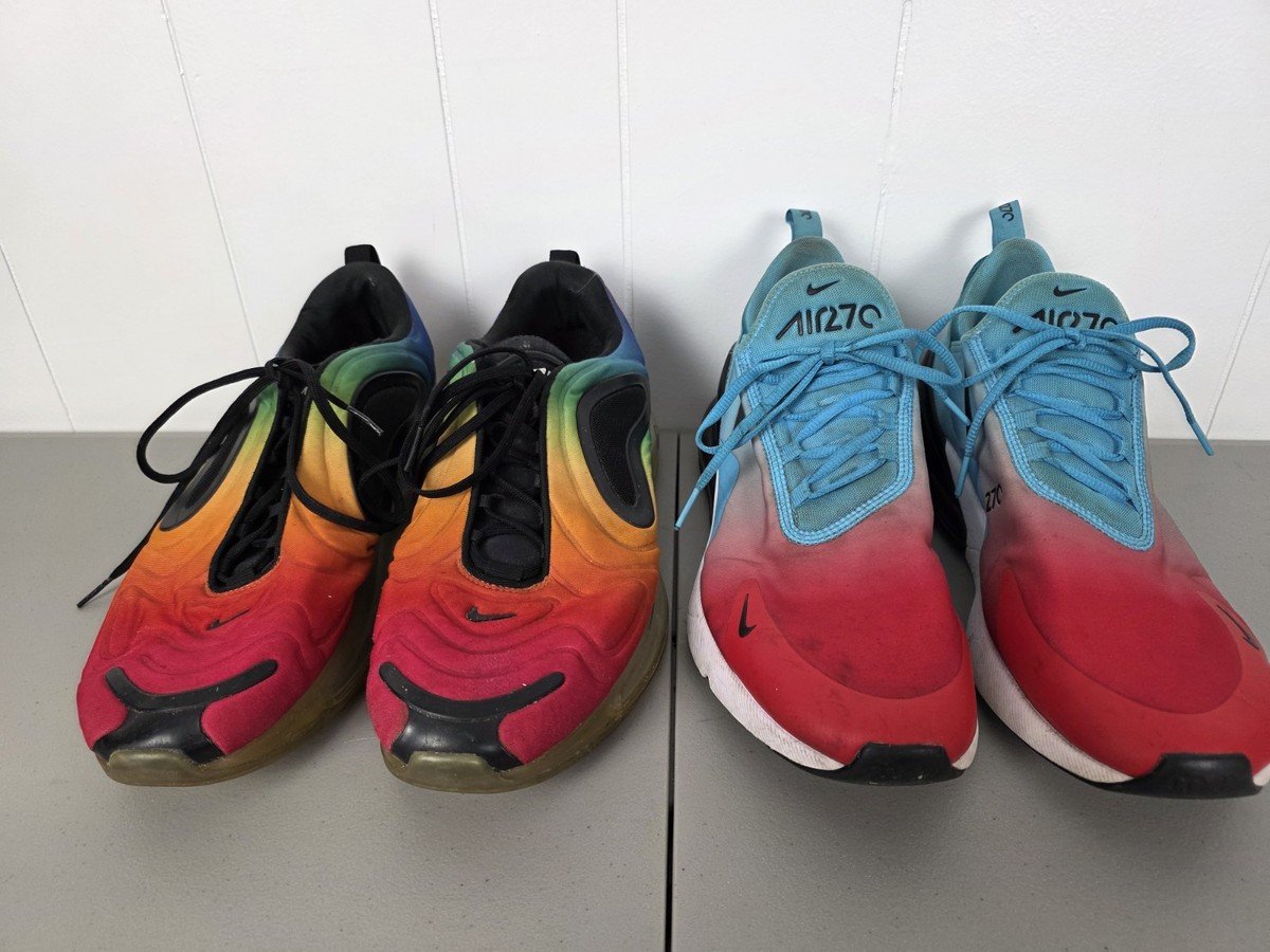 Nike Mens Air Max 270 CJ0767-400 Red Blue Sports Low Top Sneaker Shoes Size 12 Nike Air Max 270 Men main image 2